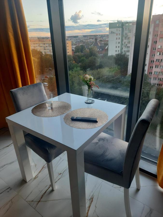 Hanza Tower Sunny Apartment Szczecin Kültér fotó