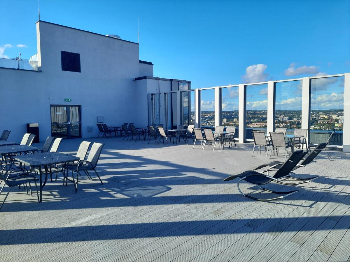 Hanza Tower Sunny Apartment Szczecin Kültér fotó