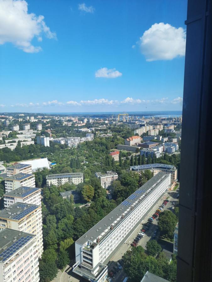 Hanza Tower Sunny Apartment Szczecin Kültér fotó