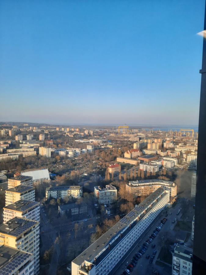 Hanza Tower Sunny Apartment Szczecin Kültér fotó